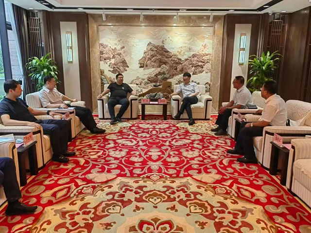 Chairman Li Yong Met with Tang Rongsheng, Secretary of the CPC Ning’an Municipal Committee and his Delegation and Held Cooperation Talks