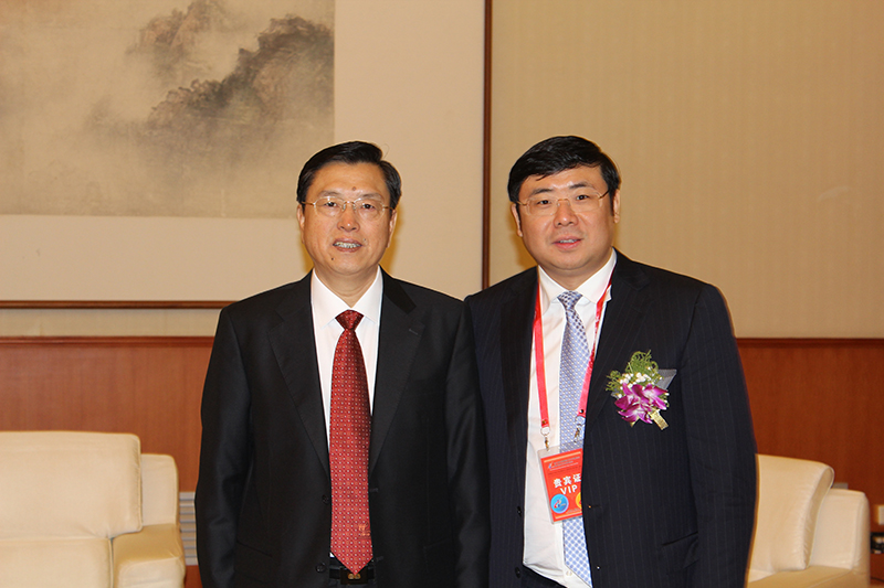 Zhang Dejiang,the former member of the Standing Committee of the Political Bureau of the CPC Central Committee, and chairman of the NPC Standing Committee and President Li Yong