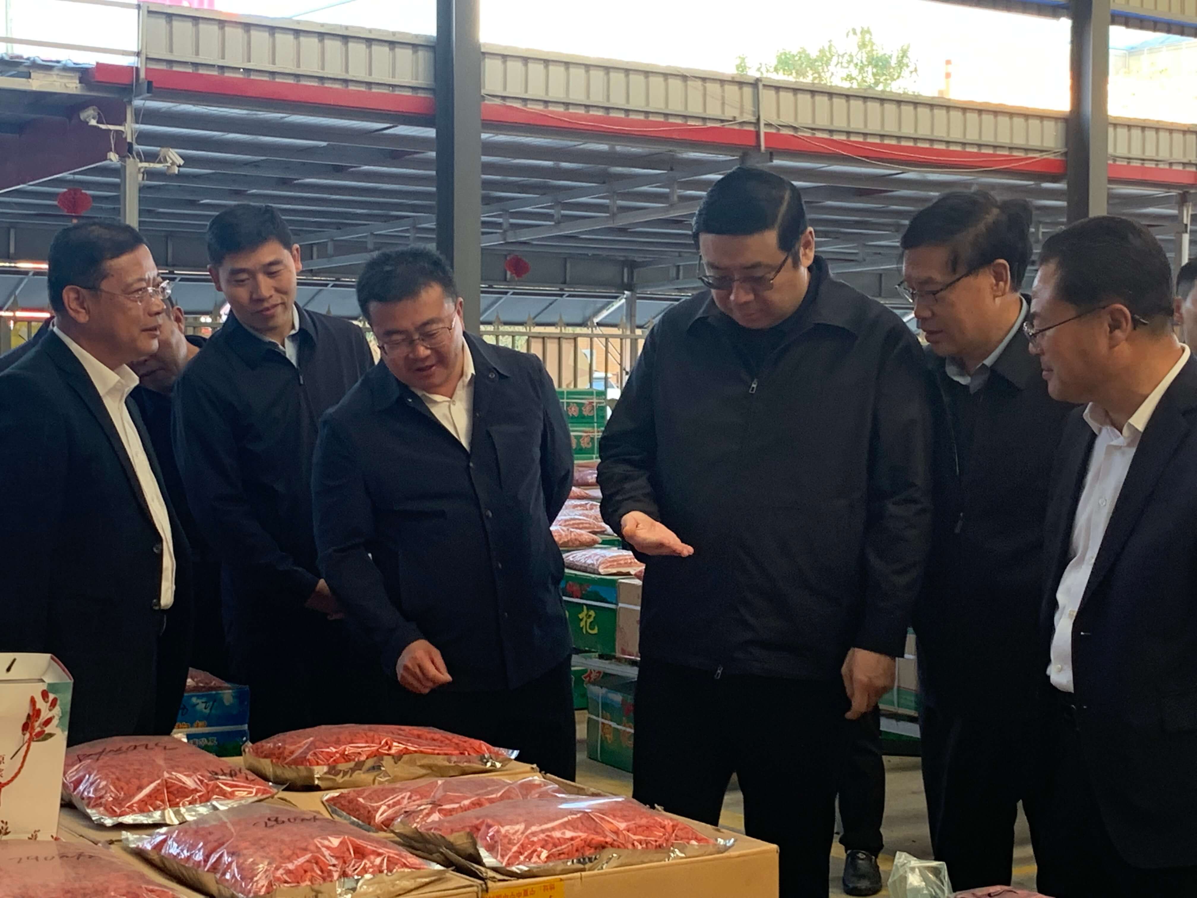 Chairman Mr. Li Yong Being Invited to Zhongning, Ningxia To Inspect Chinese Wolf-berry Industry and Conducting Business Negotiations